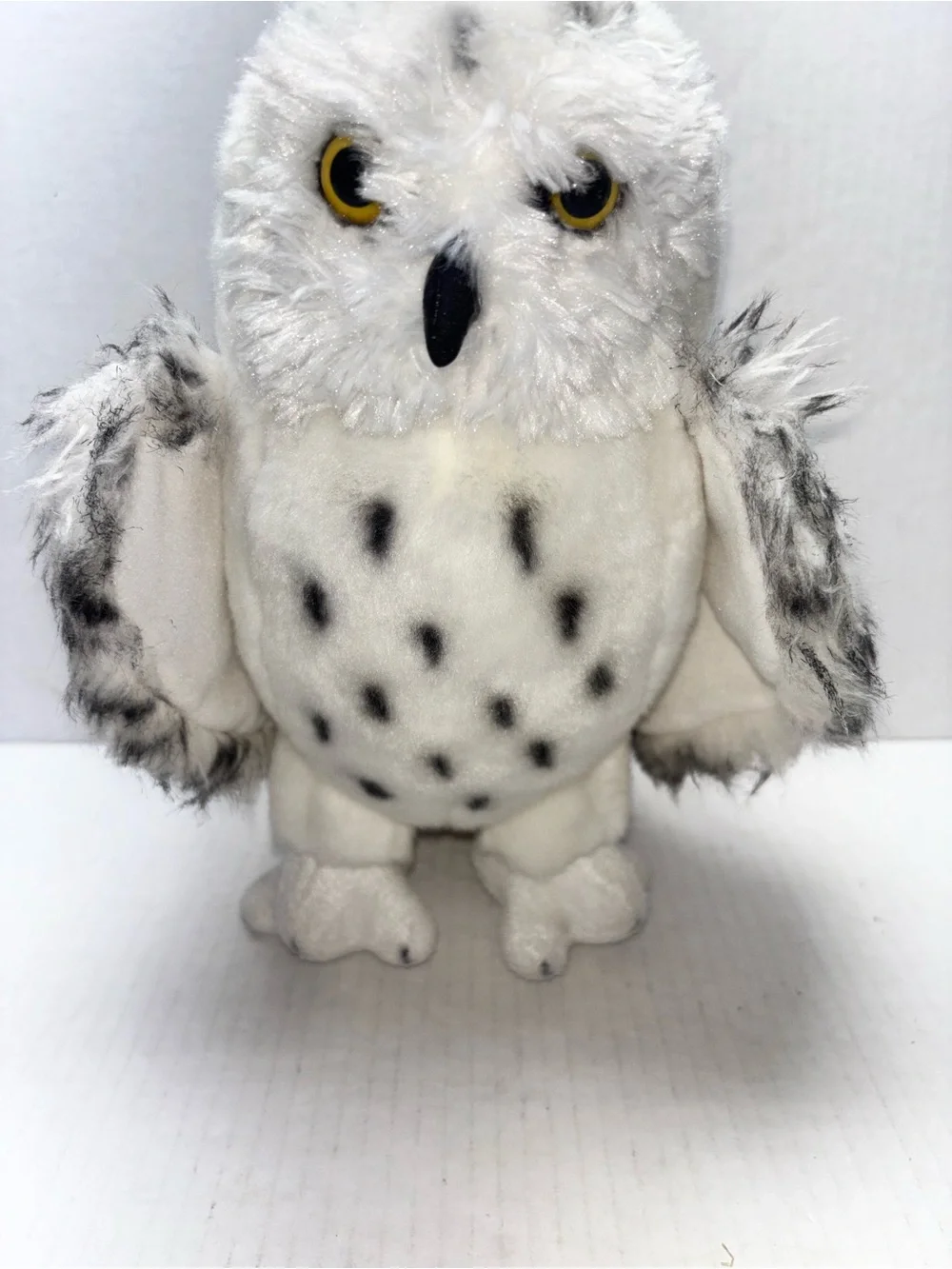 Douglas Plush Snowy Owl Stuffed Animal - White